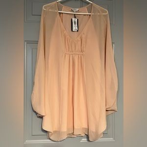 Babaton Dress with Balloon Sleeves Ladies Size XS